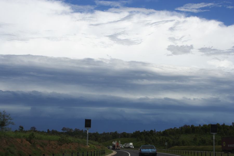 anvil thunderstorm_anvils : Cecil Hills, NSW   8 March 2007