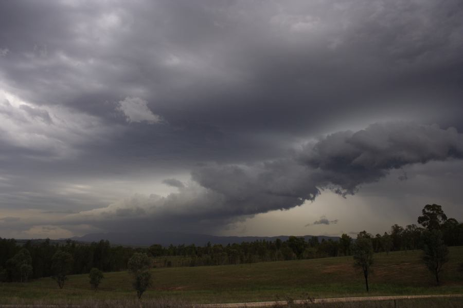 cumulonimbus thunderstorm_base : near Singleton, NSW   17 March 2007