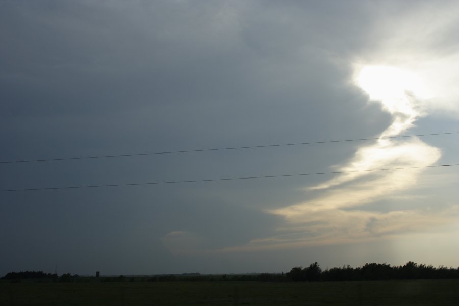 cumulonimbus supercell_thunderstorm : NE of Woodward, Oklahoma, USA   4 May 2007