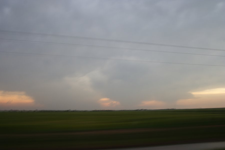 cumulonimbus thunderstorm_base : NE of Woodward, Oklahoma, USA   4 May 2007