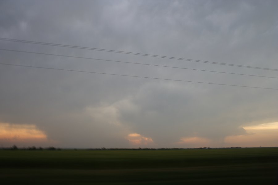 cumulonimbus thunderstorm_base : NE of Woodward, Oklahoma, USA   4 May 2007