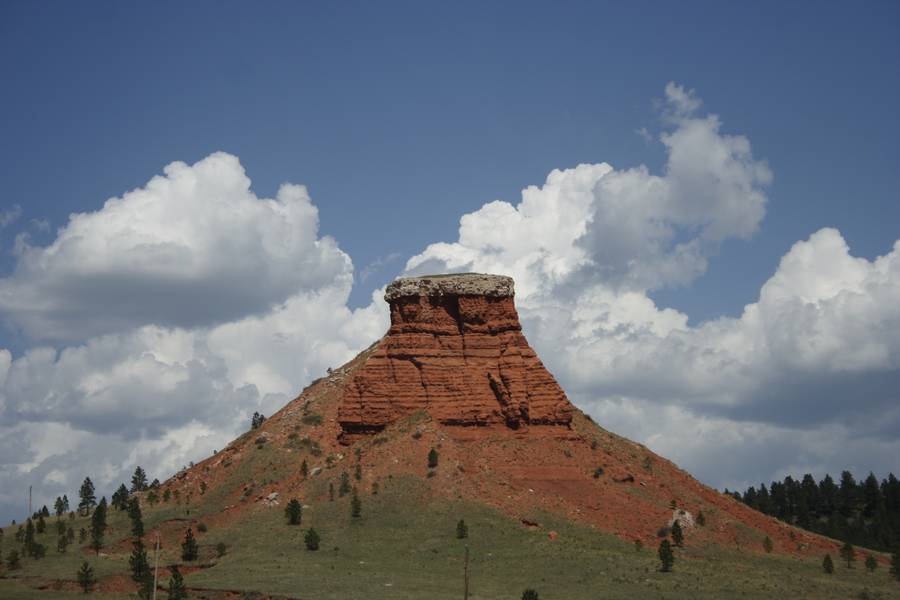 cumulus congestus : N of Newcastle, Wyoming, USA   18 May 2007