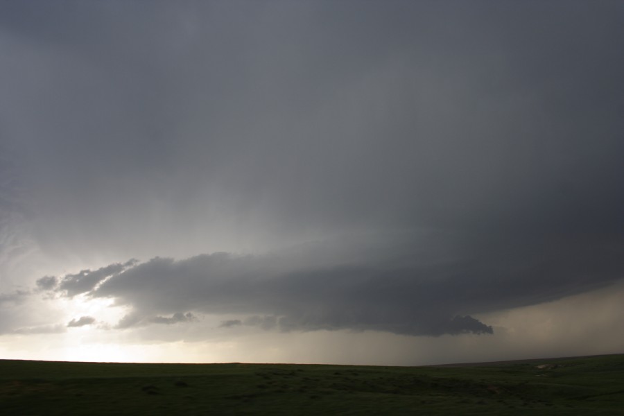 wallcloud thunderstorm_wall_cloud : NW of WaKeeney, Kansas, USA   22 May 2007
