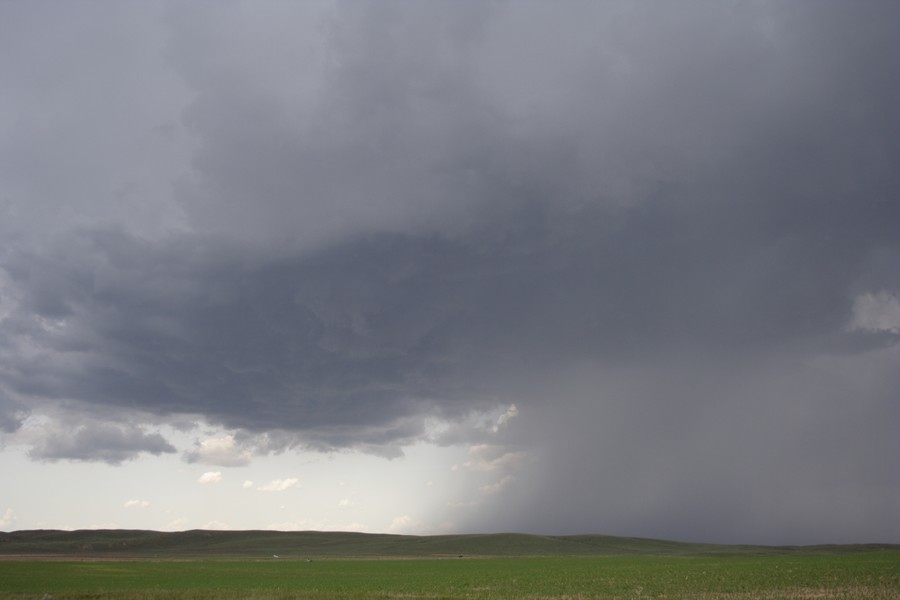 cumulonimbus thunderstorm_base : S of Holyoke, Colorado, USA   27 May 2007
