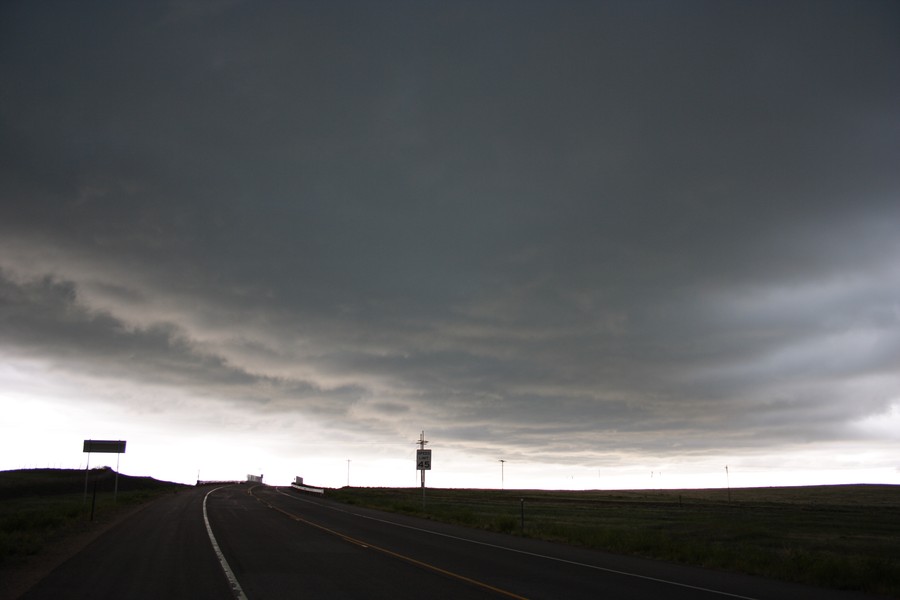 shelfcloud shelf_cloud : E of Limon, Colorado, USA   29 May 2007