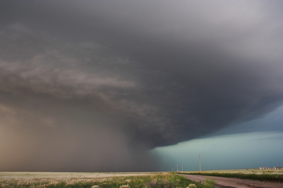 shelfcloud shelf_cloud : E of Keyes, Oklahoma, USA   31 May 2007