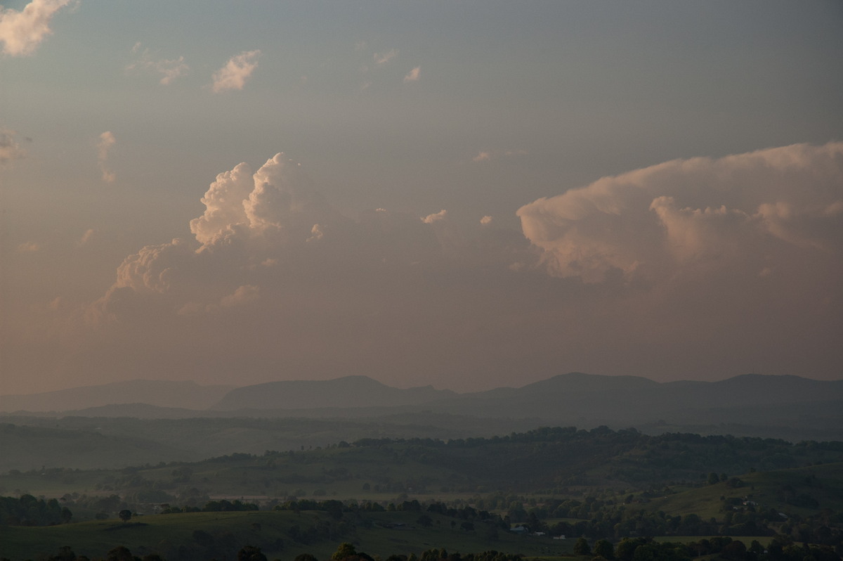 thunderstorm cumulonimbus_incus : McLeans Ridges, NSW   27 September 2007