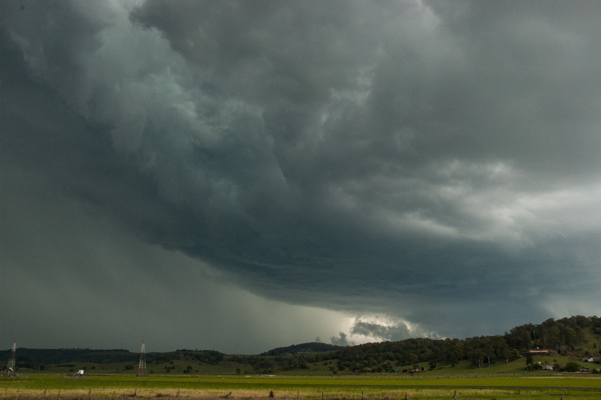 cumulonimbus thunderstorm_base : South Lismore, NSW   9 October 2007