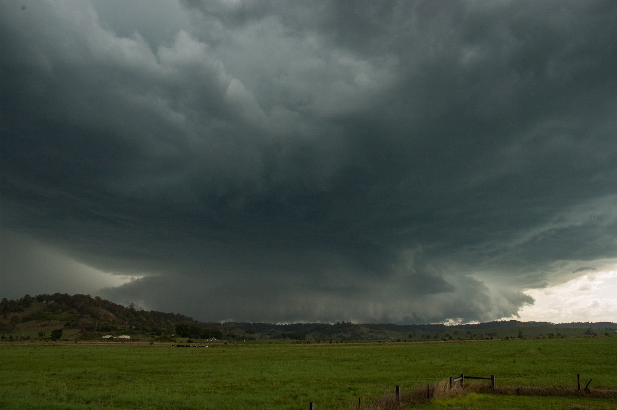 cumulonimbus supercell_thunderstorm : South Lismore, NSW   9 October 2007