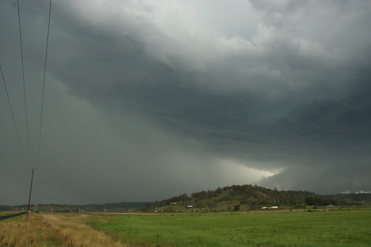 cumulonimbus supercell_thunderstorm : South Lismore, NSW   9 October 2007