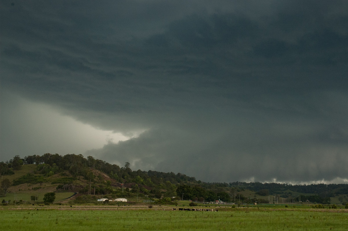 cumulonimbus supercell_thunderstorm : South Lismore, NSW   9 October 2007