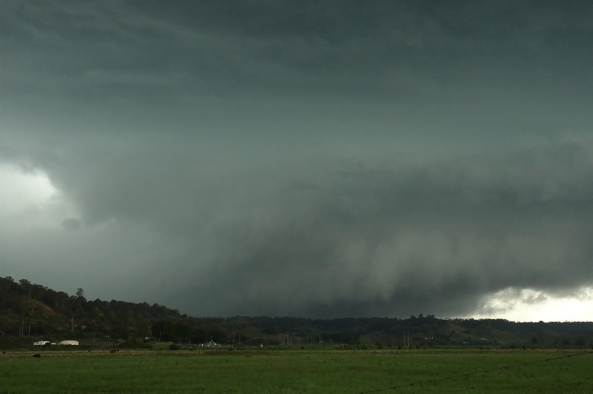 wallcloud thunderstorm_wall_cloud : South Lismore, NSW   9 October 2007