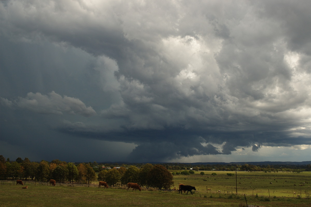 cumulonimbus supercell_thunderstorm : Casino, NSW   26 October 2007