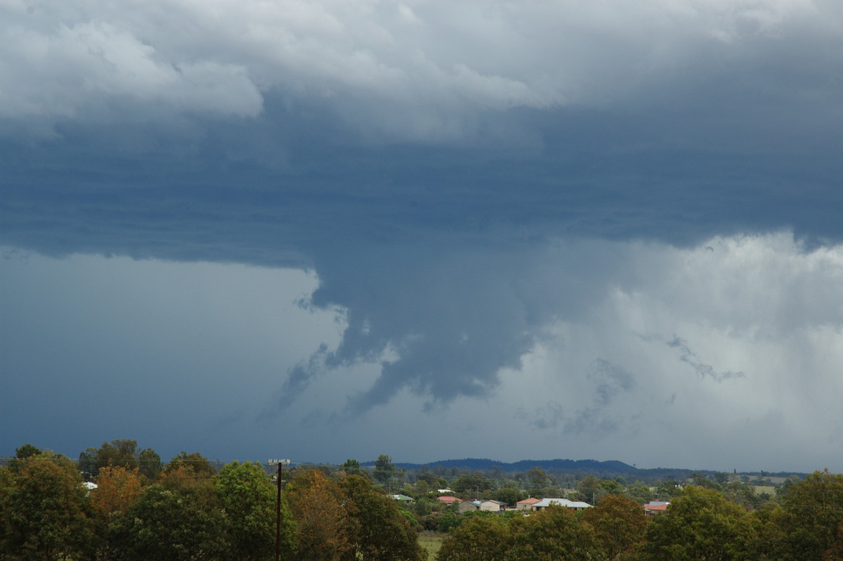 cumulonimbus supercell_thunderstorm : Casino, NSW   26 October 2007