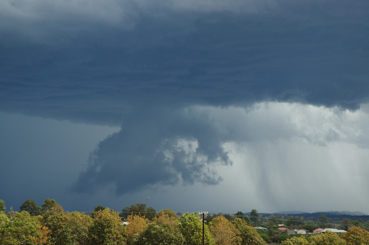 cumulonimbus supercell_thunderstorm : Casino, NSW   26 October 2007