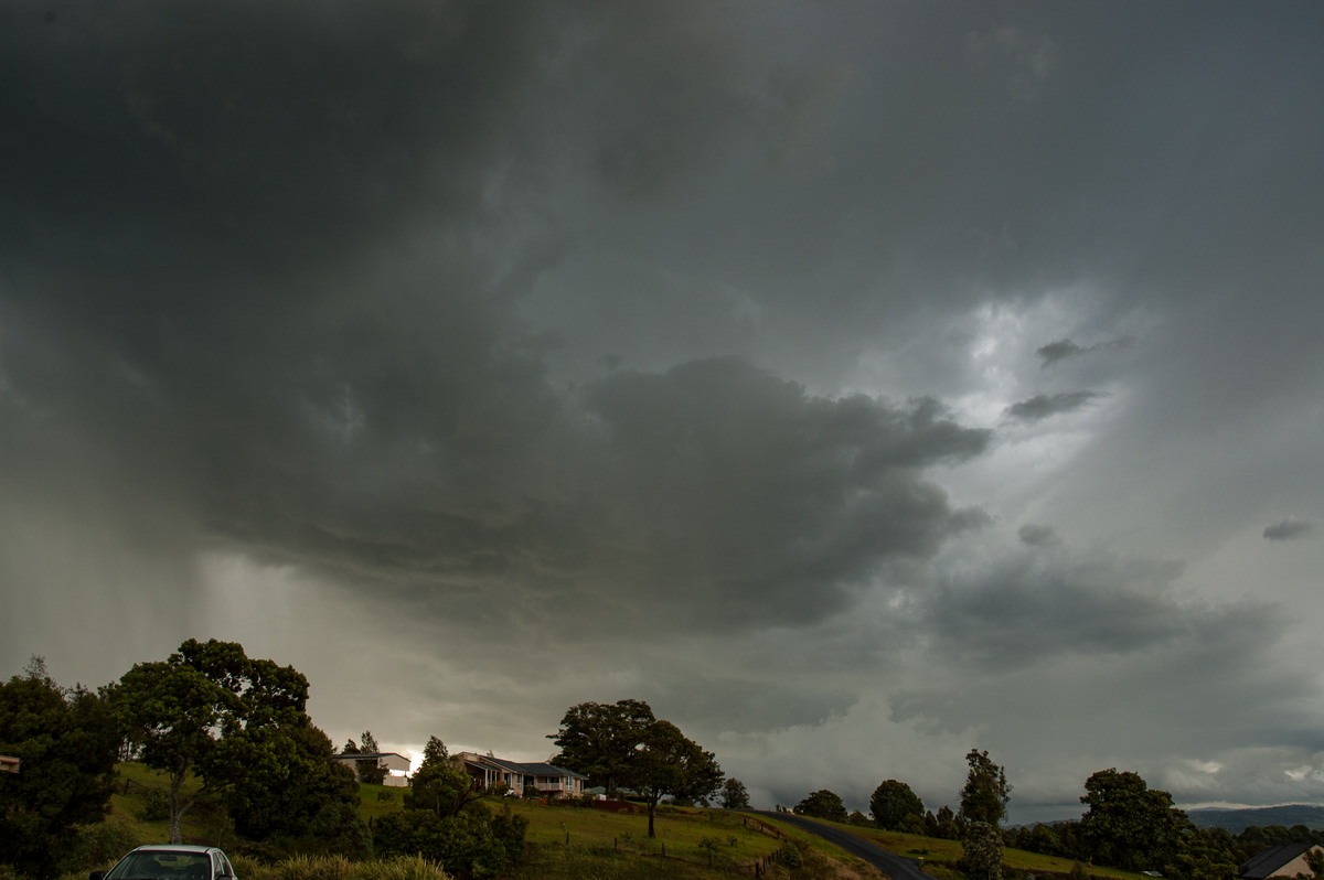 cumulonimbus thunderstorm_base : McLeans Ridges, NSW   26 October 2007