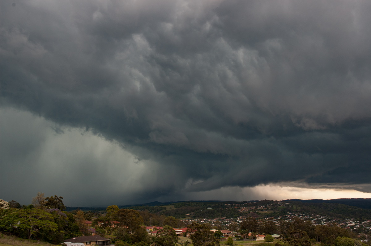 cumulonimbus thunderstorm_base : Lismore, NSW   29 October 2007