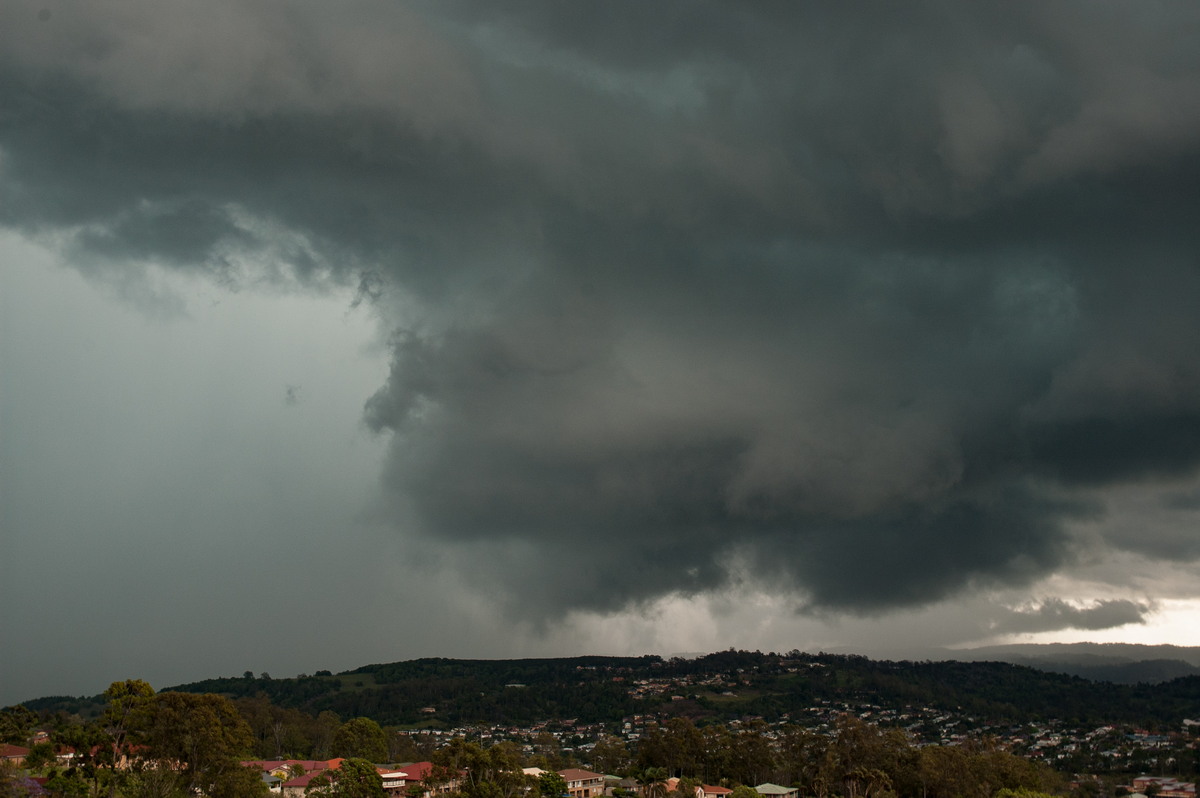 cumulonimbus thunderstorm_base : Lismore, NSW   29 October 2007