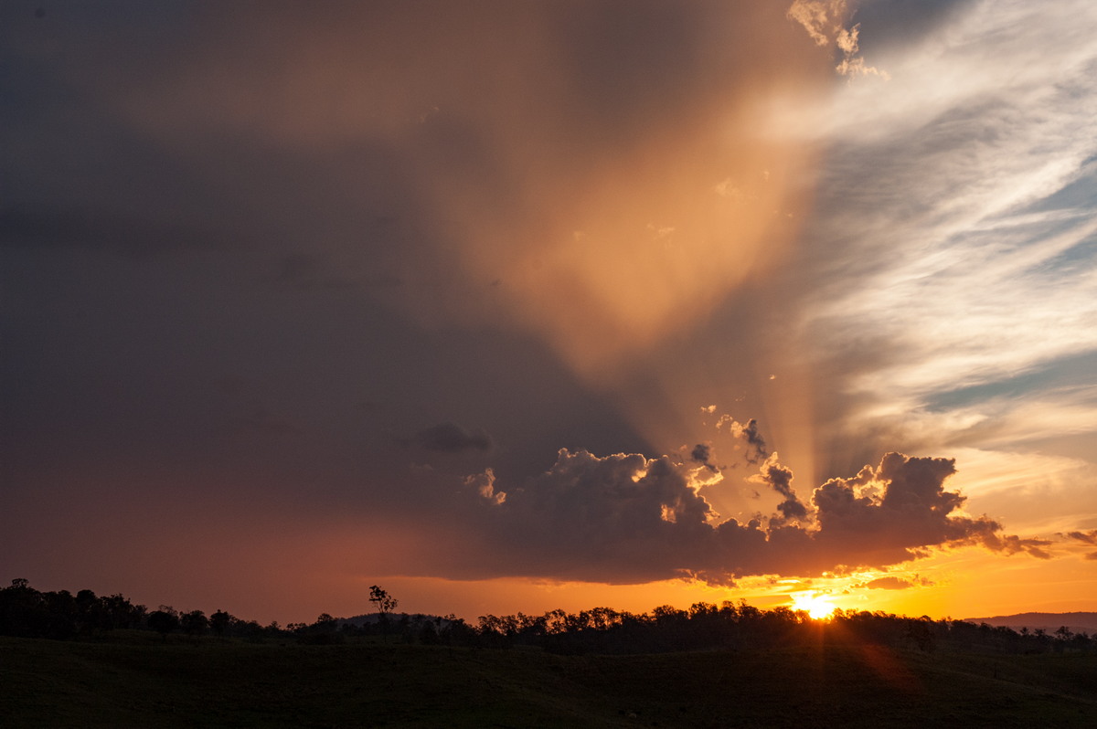 sunset sunset_pictures : W of Kyogle, NSW   30 October 2007