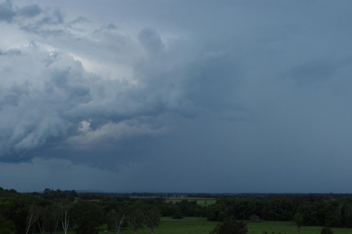 cumulonimbus thunderstorm_base : near Coraki, NSW   3 November 2007
