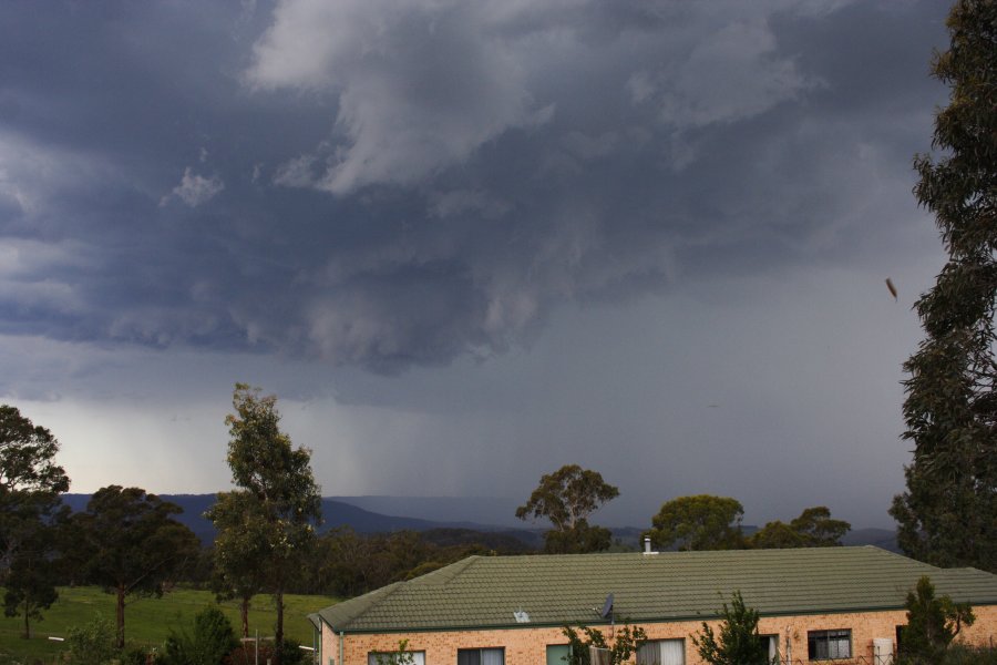 cumulonimbus thunderstorm_base : N of Hampton, NSW   19 November 2007