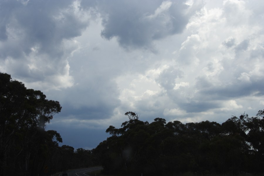 cumulonimbus thunderstorm_base : near Bell, NSW   21 November 2007