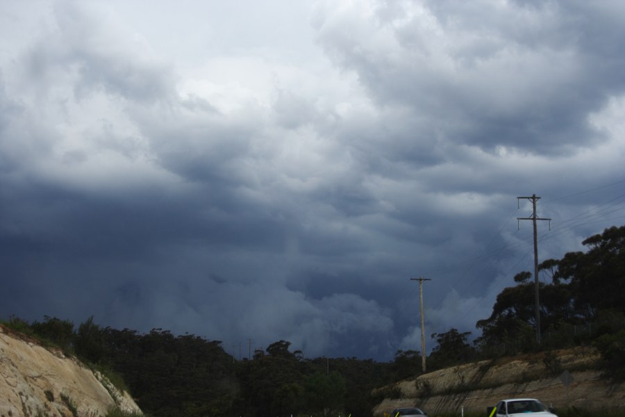 cumulonimbus thunderstorm_base : near Mt Victoria, NSW   21 November 2007