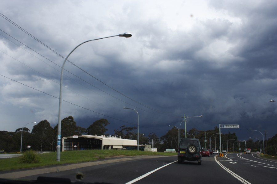 cumulonimbus thunderstorm_base : near Blackheath, NSW   21 November 2007