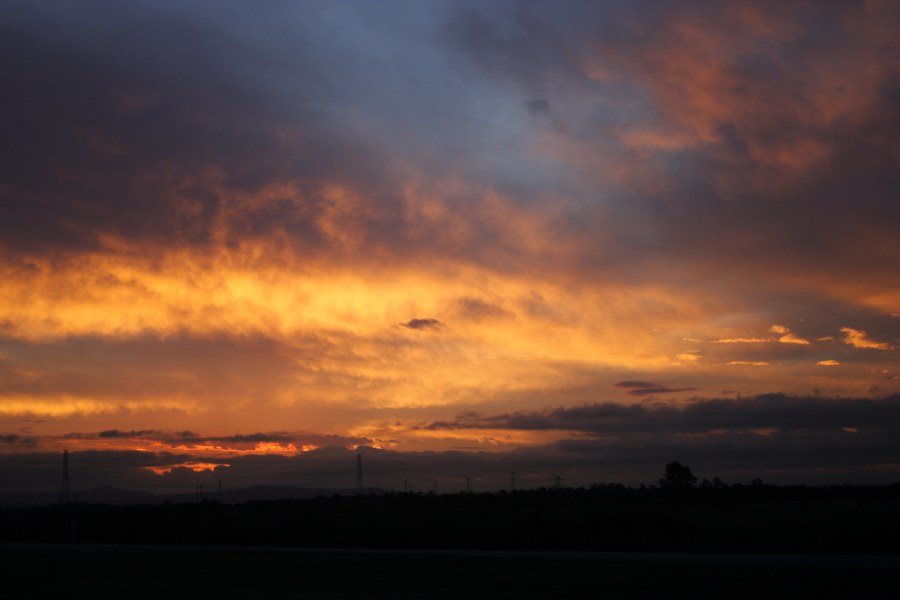 sunset sunset_pictures : near Raymond Terrace, NSW   23 November 2007