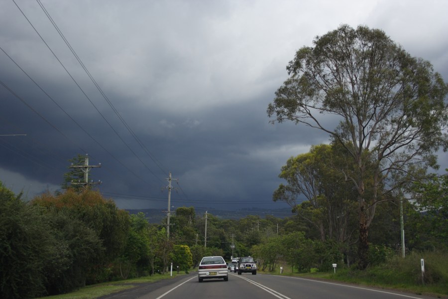 cumulonimbus thunderstorm_base : North Richmond, NSW   27 December 2007