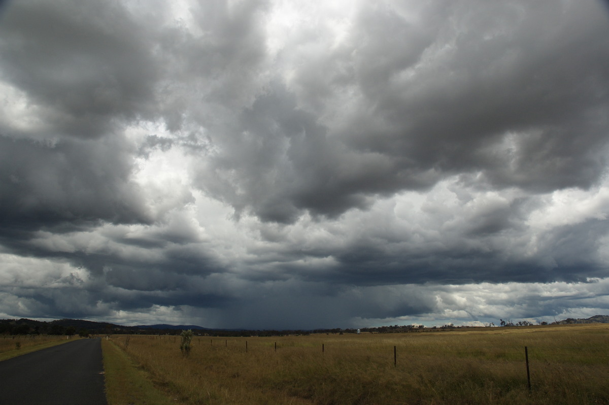 cumulonimbus thunderstorm_base : S of Tenterfield, NSW   27 January 2008