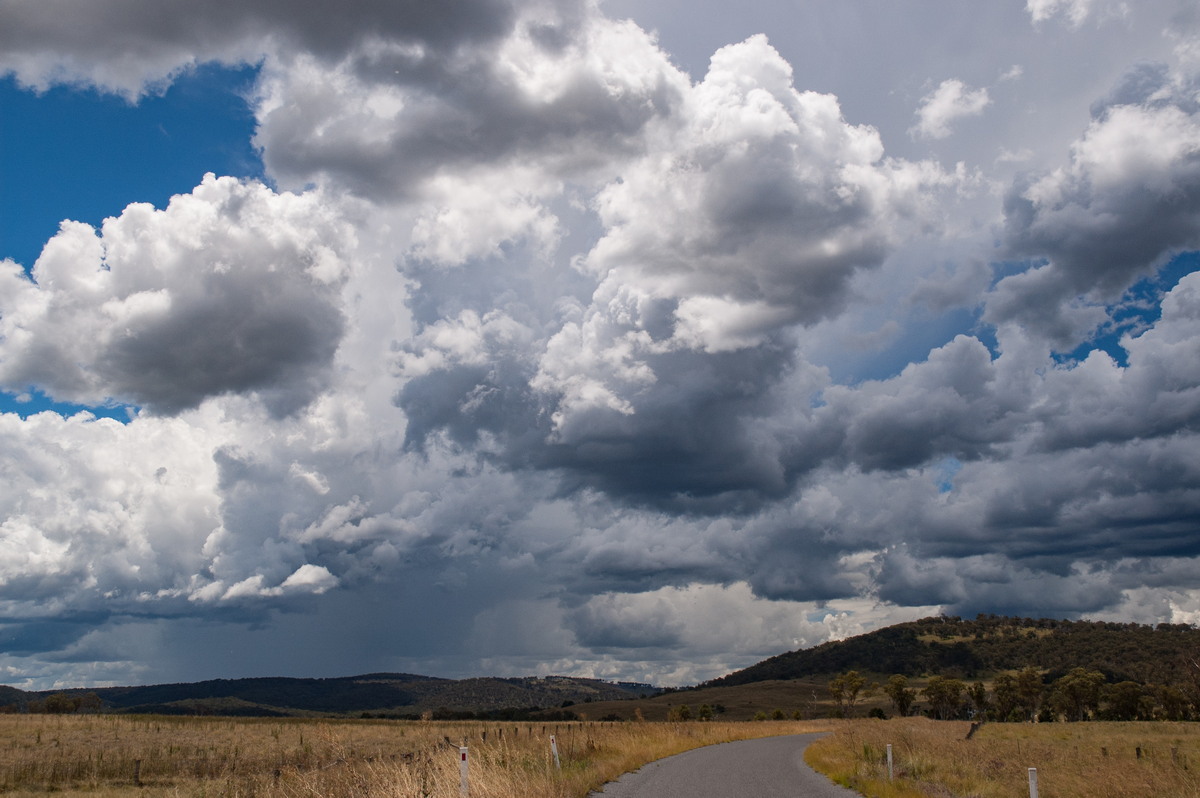 cumulonimbus thunderstorm_base : S of Tenterfield, NSW   27 January 2008