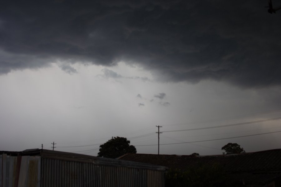cumulonimbus thunderstorm_base : Schofields, NSW   31 January 2008