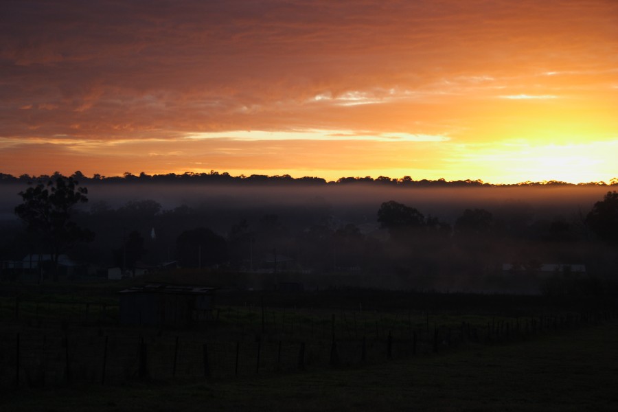 sunrise sunrise_pictures : Schofields, NSW   6 July 2008