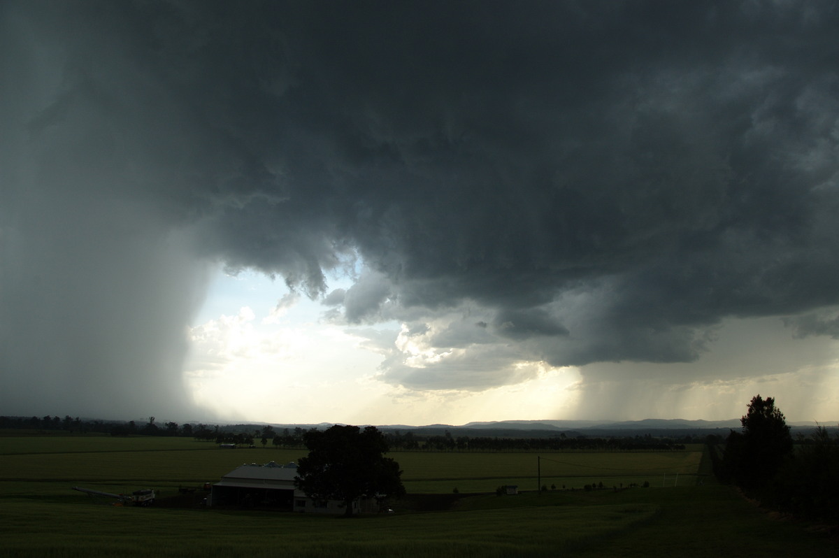 cumulonimbus thunderstorm_base : near Casino, NSW   20 September 2008