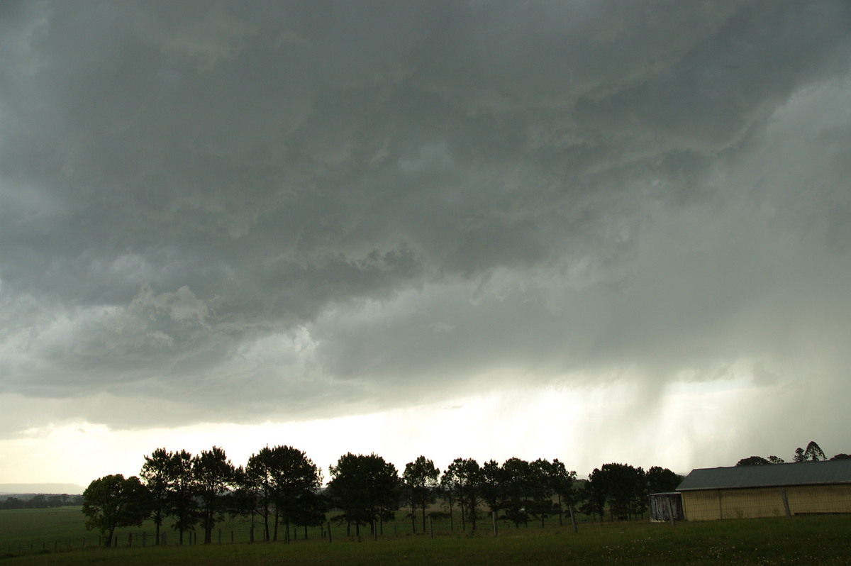 cumulonimbus thunderstorm_base : near Casino, NSW   20 September 2008