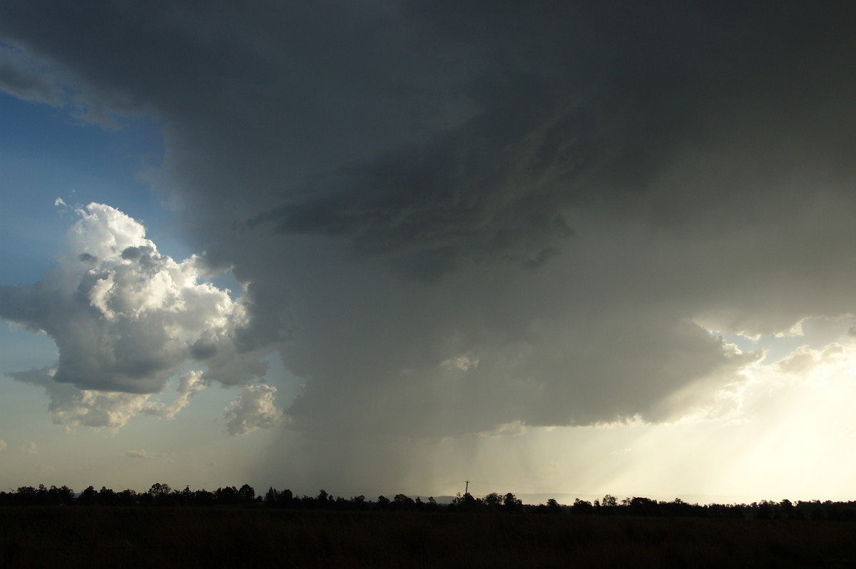 cumulonimbus thunderstorm_base : near Casino, NSW   20 September 2008