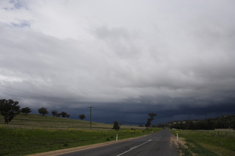 cumulonimbus thunderstorm_base : N of Merriwa, NSW   14 October 2008
