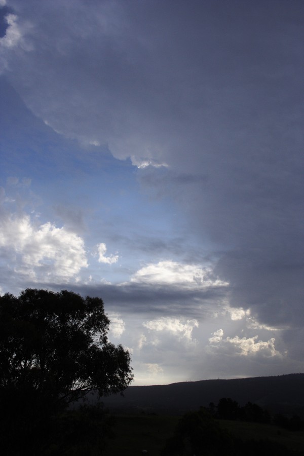 cumulonimbus thunderstorm_base : Kurrajong, NSW   20 October 2008