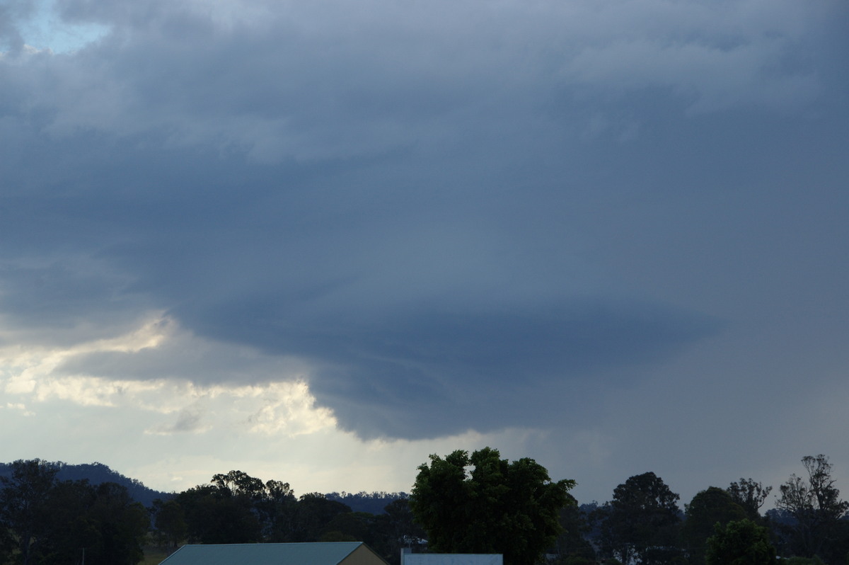 cumulonimbus thunderstorm_base : near Canungra, QLD   25 October 2008