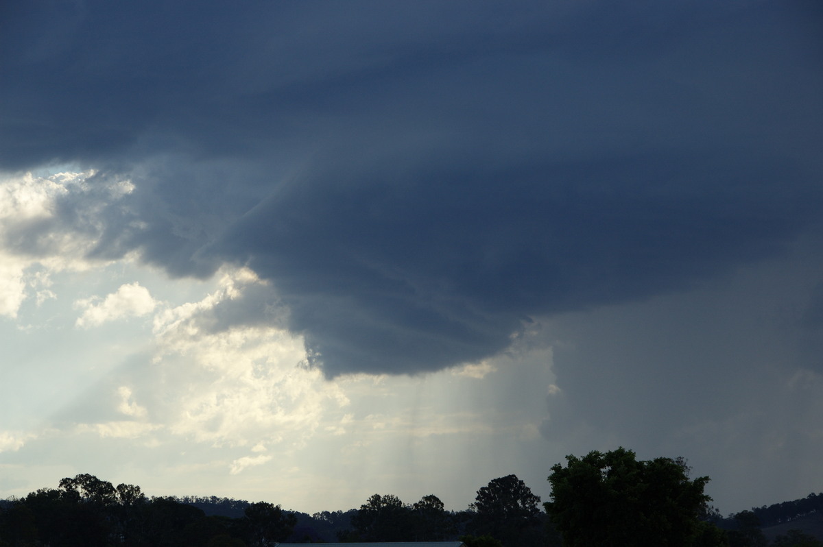 cumulonimbus thunderstorm_base : near Canungra, QLD   25 October 2008