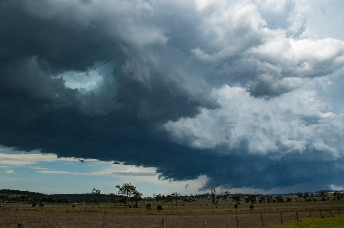 cumulonimbus thunderstorm_base : Beaudesert, QLD   16 November 2008