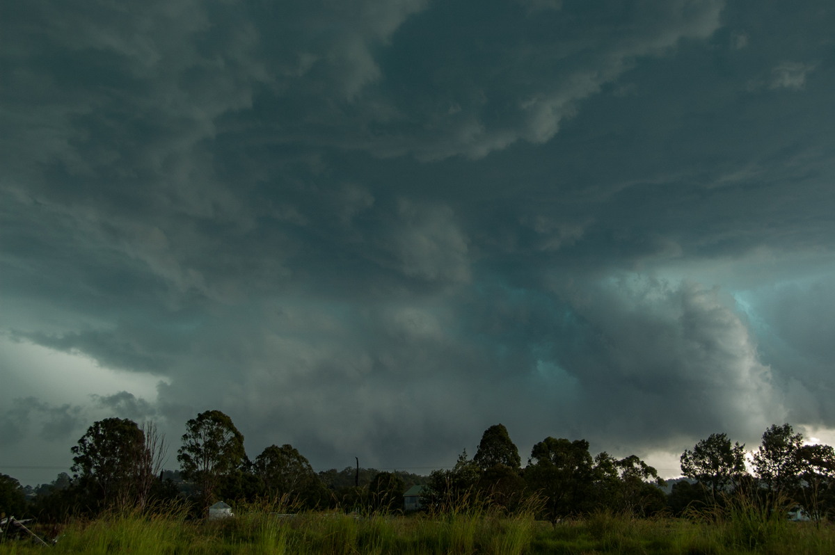 cumulonimbus thunderstorm_base : Kyogle, NSW   24 December 2008