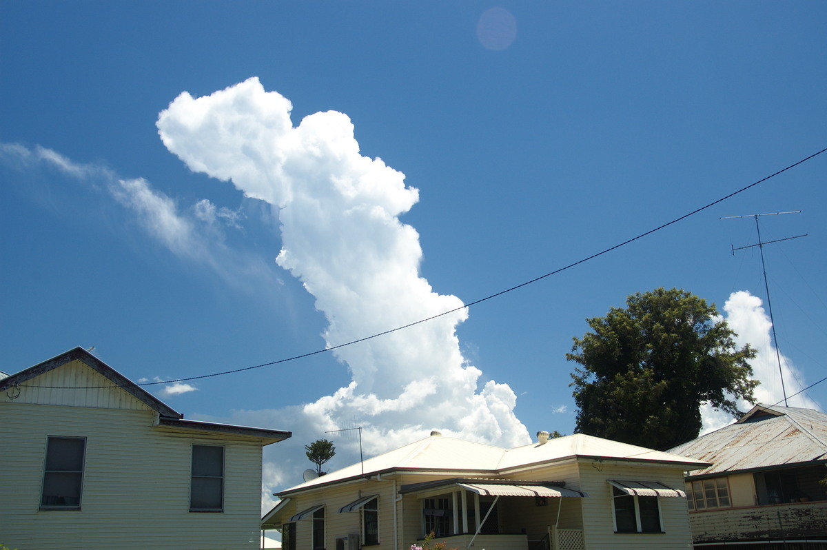 anvil thunderstorm_anvils : Lismore, NSW   30 December 2008