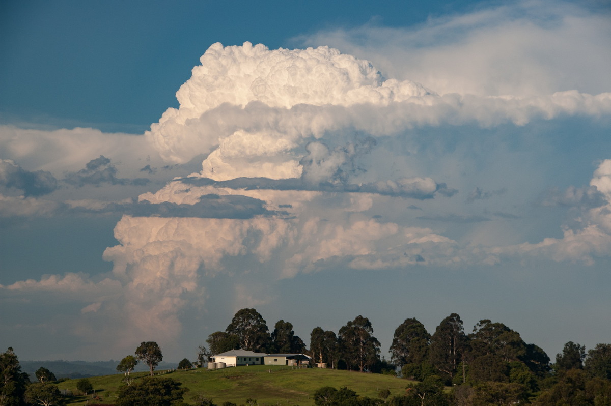 overshoot overshooting_top : McLeans Ridges, NSW   30 December 2008