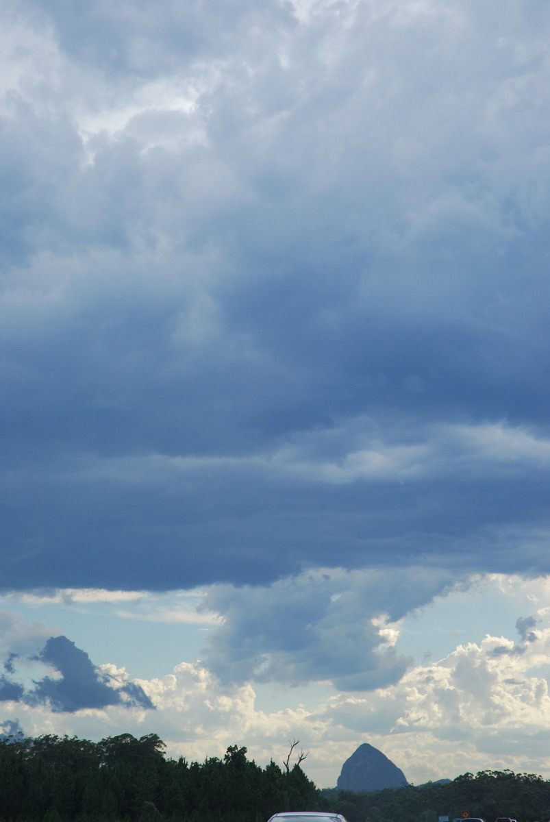 cumulonimbus thunderstorm_base : Sunshine Coast, QLD   30 December 2008