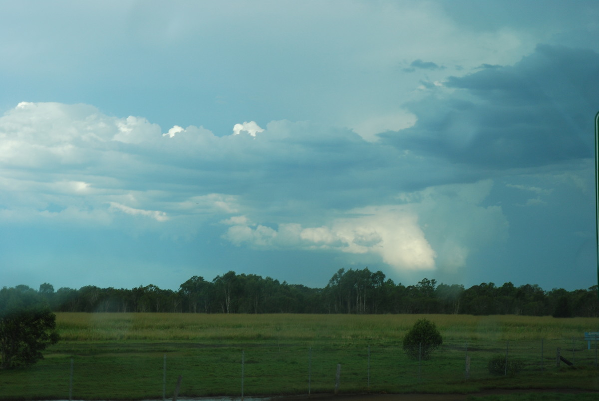cumulonimbus thunderstorm_base : Sunshine Coast, QLD   30 December 2008