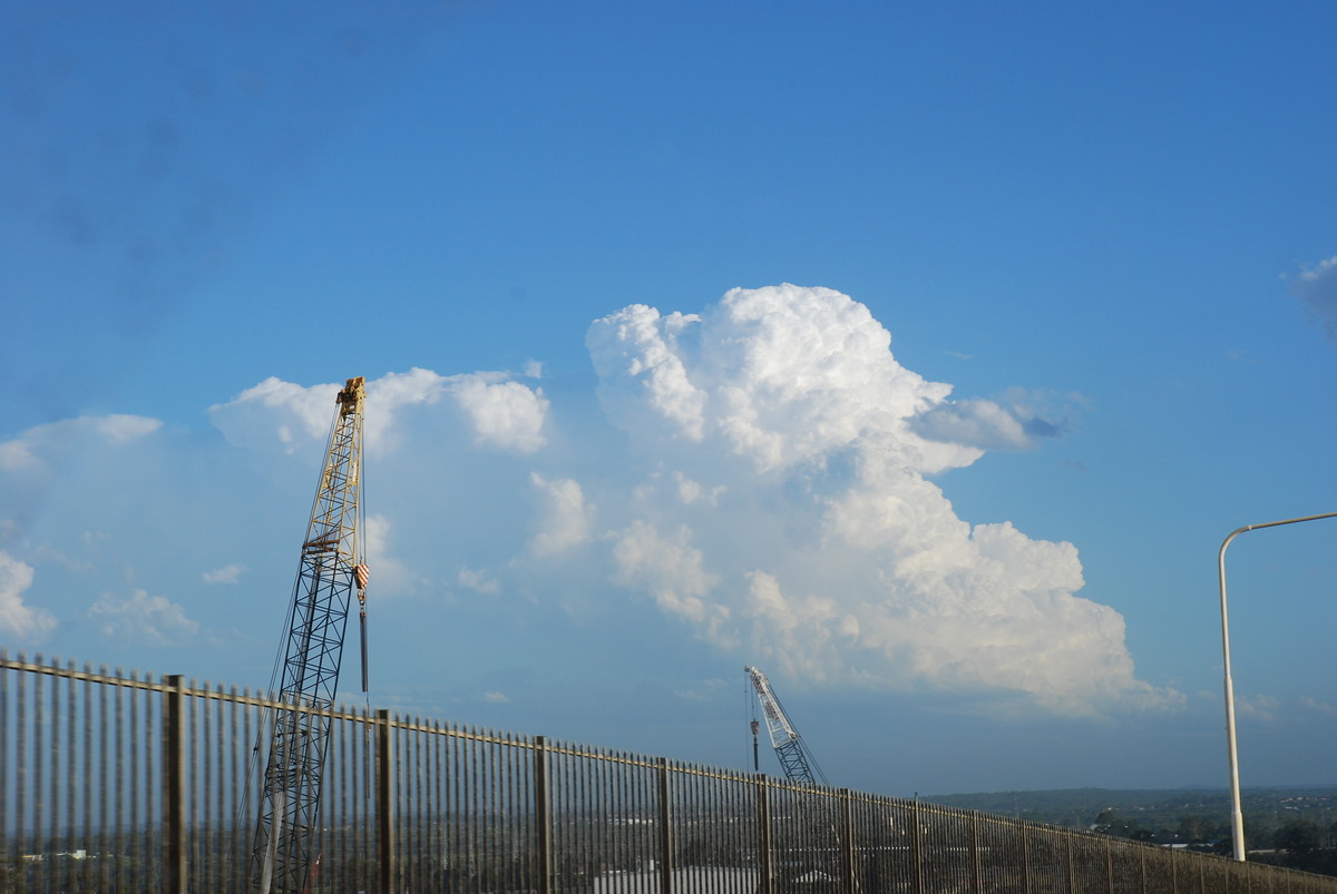 cumulonimbus supercell_thunderstorm : Brisbane, QLD   30 December 2008