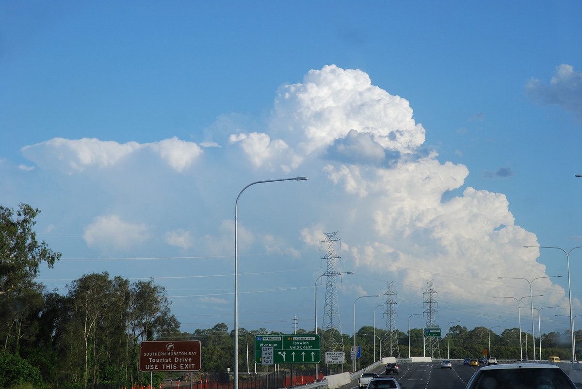 cumulonimbus supercell_thunderstorm : Brisbane, QLD   30 December 2008
