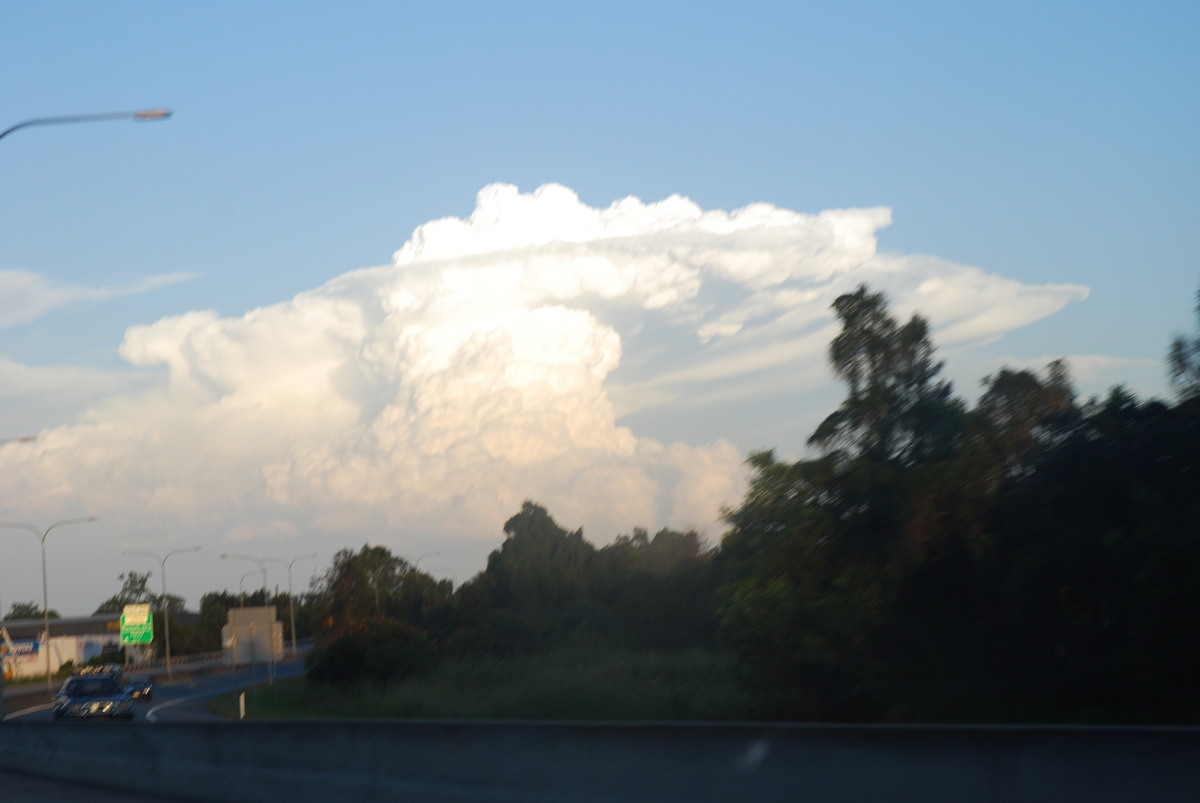 cumulonimbus supercell_thunderstorm : Brisbane, QLD   30 December 2008